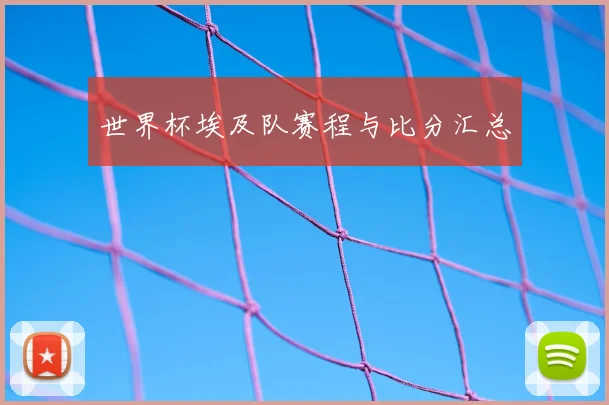世界杯埃及队赛程与比分汇总